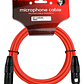 Cable De Micrófono Xlr Macho A Xlr Hembra 6mts Rojo Kirlin - Miniatura 1
