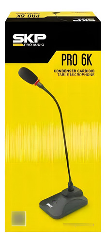 Micrófono Skp Pro Pro-6k Negro Cuello De Ganso 1