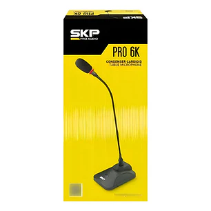 Micrófono Skp Pro Pro-6k Negro Cuello De Ganso