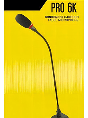 Micrófono Skp Pro Pro-6k Negro Cuello De Ganso