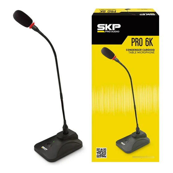 Micrófono Skp Pro Pro-6k Negro Cuello De Ganso 2