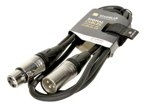 Units_per_packcable Xlr De 1 Xlr Macho A 1 Xlr Hembra Stagelab Xlr-dmx-1.5m Negro De 1.5m 1