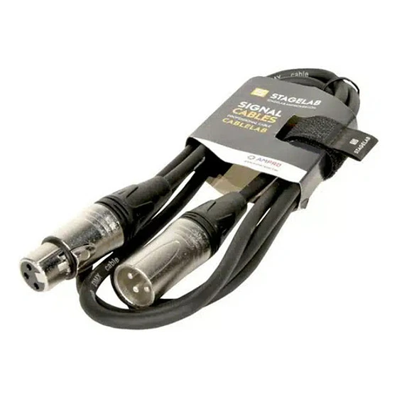 Units_per_packcable Xlr De 1 Xlr Macho A 1 Xlr Hembra Stagelab Xlr-dmx-1.5m Negro De 1.5m 1