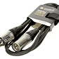 Units_per_packcable Xlr De 1 Xlr Macho A 1 Xlr Hembra Stagelab Xlr-dmx-1.5m Negro De 1.5m - Miniatura 1