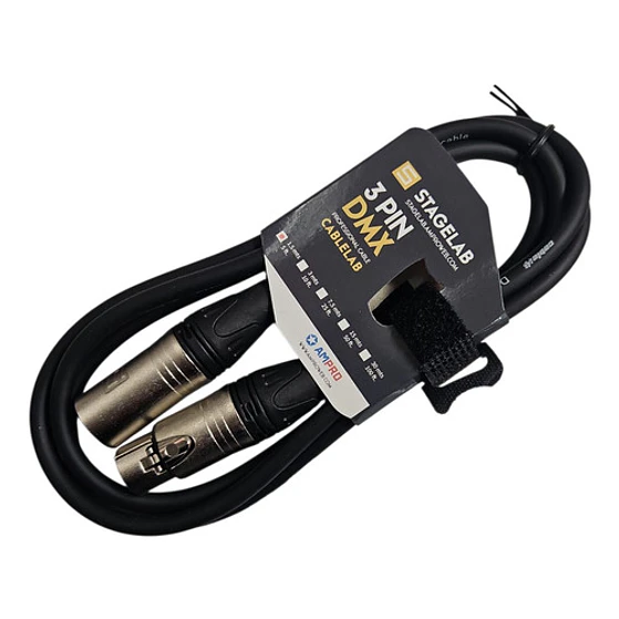 Units_per_packcable Xlr De 1 Xlr Macho A 1 Xlr Hembra Stagelab Xlr-dmx-1.5m Negro De 1.5m 2