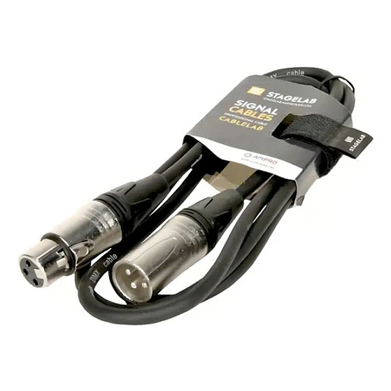 Units_per_packcable Xlr De 1 Xlr Macho A 1 Xlr Hembra Stagelab Xlr-dmx-1.5m Negro De 1.5m 1