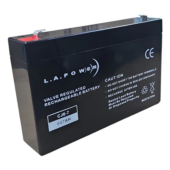 Bateria 6 V 7 Ah Recargable Cj6-7 La Power 1