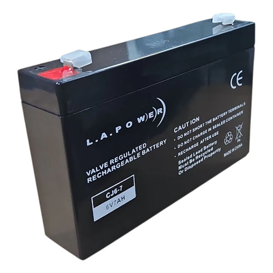 Bateria 6 V 7 Ah Recargable Cj6-7 La Power 3