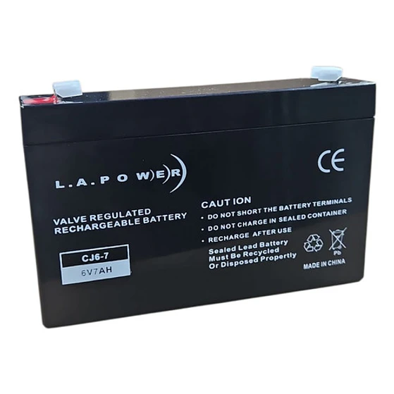 Bateria 6 V 7 Ah Recargable Cj6-7 La Power 5