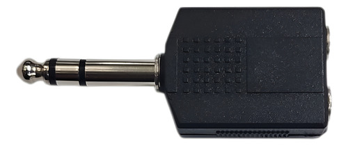 Adaptador Copla Plug Trs 6.3 A 2 Jack Plug Hembra Trs Stereo 1