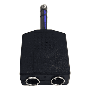 Adaptador Copla Plug Trs 6.3 A 2 Jack Plug Hembra Trs Stereo