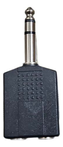Adaptador Copla Plug Trs 6.3 A 2 Jack Plug Hembra Trs Stereo 4