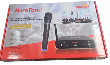 Micrófono Inalambrico Uhf Baretone Wm1801 3