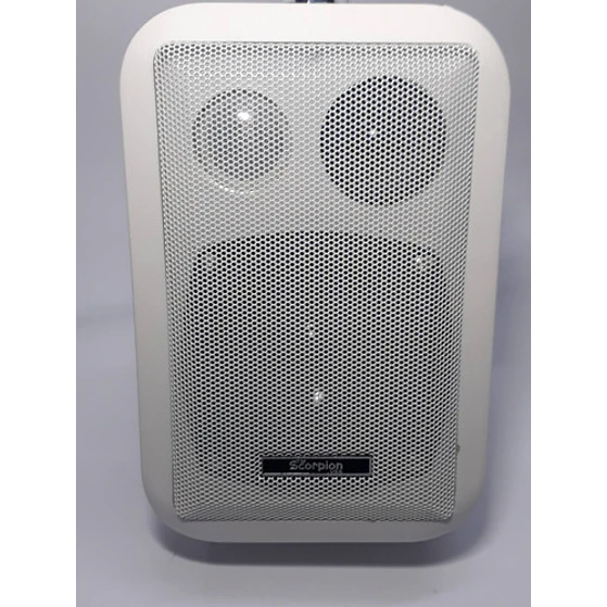 Parlantes Ambientales Scorpion Par Blanco 3