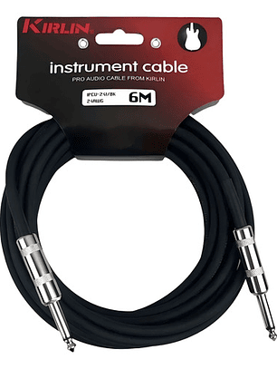 Cable De Instrumento Plug Plug 6 Mt Kirlin
