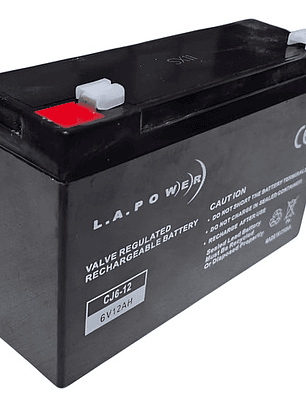 Bateria Recargable 6 V 12 Ah La Power Cj6-12