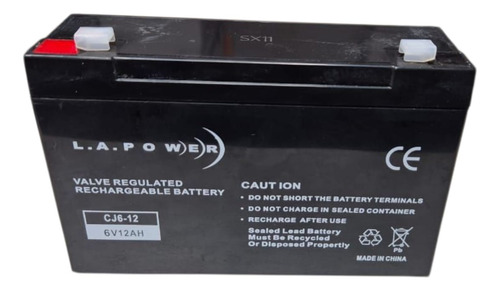 Bateria Recargable 6 V 12 Ah La Power Cj6-12 4