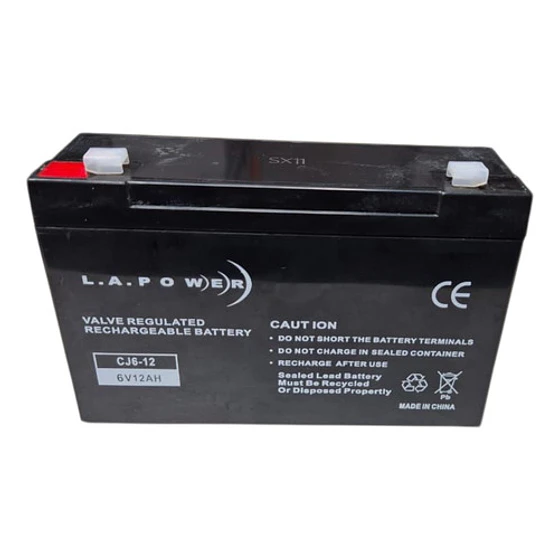 Bateria Recargable 6 V 12 Ah La Power Cj6-12 4
