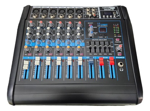 Power Mixer 6 Canales C/usb Consola Amplificada 2