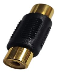 Adaptador Audio Copla Rca Dorado 1