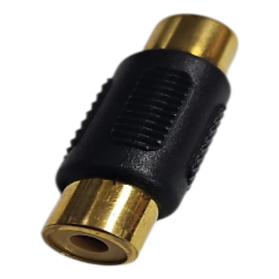 Adaptador Audio Copla Rca Dorado 1