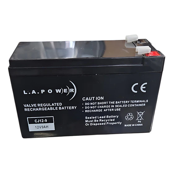 Bateria Recargable 12 V 9 Ah La Power Cj12-9 Ideal Ups 1