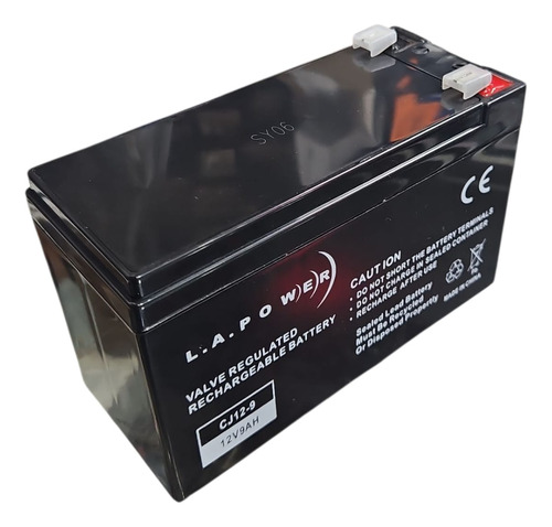 Bateria Recargable 12 V 9 Ah La Power Cj12-9 Ideal Ups 2