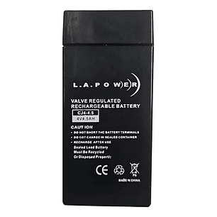 Bateria 4 Vol 4.5 Ah La Power Ideal Para Balanzas Cj4-4.5