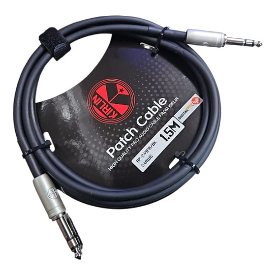 Cable De Audio Stereo 6.3 Kirlin Ap-249pr/bk 1.5 Mt 4