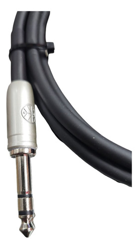 Cable De Audio Stereo 6.3 Kirlin Ap-249pr/bk 1.5 Mt 6
