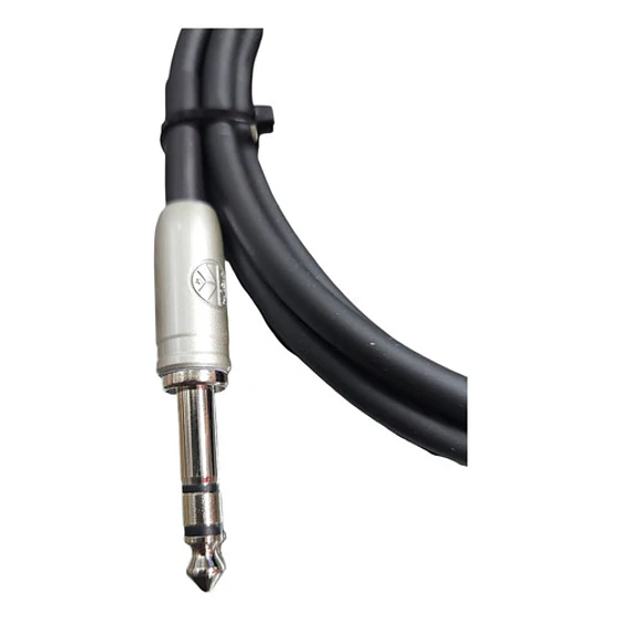 Cable De Audio Stereo 6.3 Kirlin Ap-249pr/bk 1.5 Mt 6