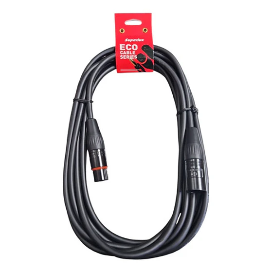 Cable De Microfono Xlr 10 Mt Balanceado Superlux Cfm10fm 1