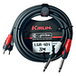 Cable De Audio 2 Rca A 2 Plug Jack 6.3 Kirlin 3 M Lga-404-3m - Miniatura 3
