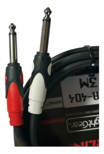 Cable De Audio 2 Rca A 2 Plug Jack 6.3 Kirlin 3 M Lga-404-3m 4