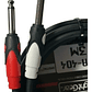 Cable De Audio 2 Rca A 2 Plug Jack 6.3 Kirlin 3 M Lga-404-3m - Miniatura 4