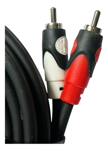 Cable De Audio 2 Rca A 2 Plug Jack 6.3 Kirlin 3 M Lga-404-3m 5