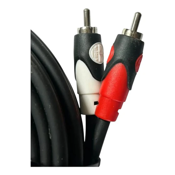 Cable De Audio 2 Rca A 2 Plug Jack 6.3 Kirlin 3 M Lga-404-3m 5