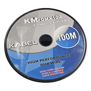 Cable Dmx Rollo 100 Mt Kabel Km-dmx100