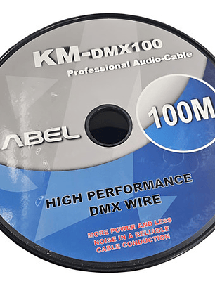 Cable Dmx Rollo 100 Mt Kabel Km-dmx100
