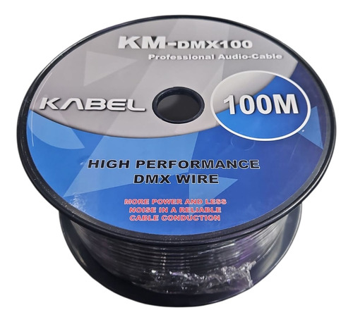 Cable Dmx Rollo 100 Mt Kabel Km-dmx100 2