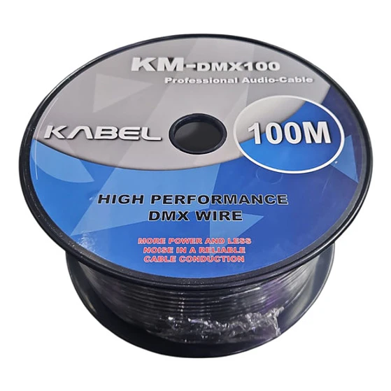 Cable Dmx Rollo 100 Mt Kabel Km-dmx100 2