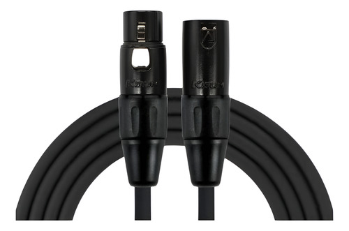 Cable Microfono Xlr Kirlin 20 Mt Mpc-270pb Negro 1