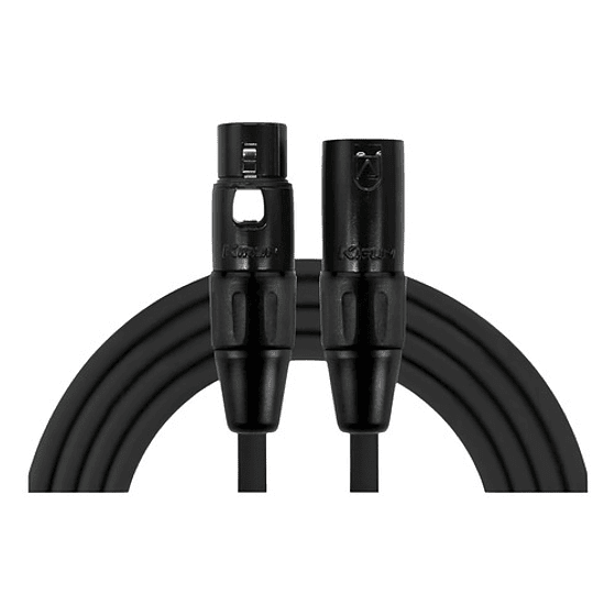 Cable Microfono Xlr Kirlin 20 Mt Mpc-270pb Negro 1