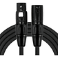 Cable Microfono Xlr Kirlin 20 Mt Mpc-270pb Negro - Miniatura 1