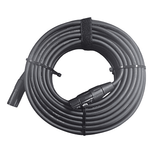Cable Microfono Xlr Kirlin 20 Mt Mpc-270pb Negro
