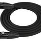 Cable Microfono Xlr Kirlin 20 Mt Mpc-270pb Negro - Miniatura 3