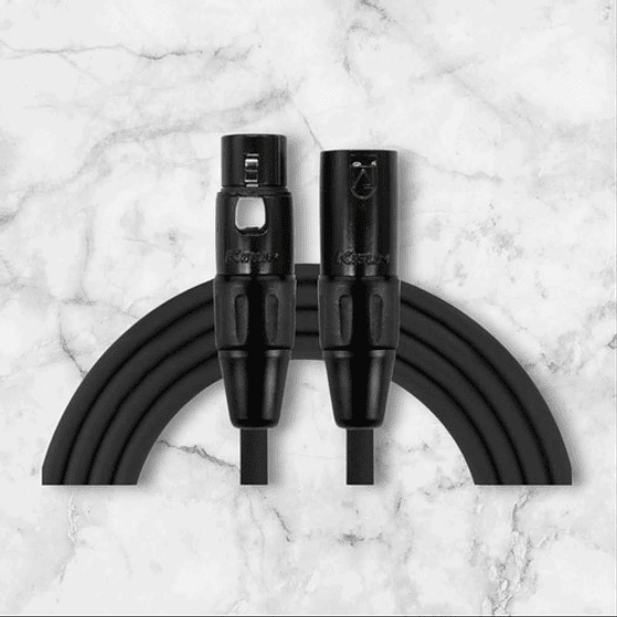 Cable Microfono Xlr Kirlin 20 Mt Mpc-270pb Negro 4