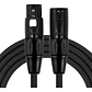 Cable Microfono Xlr Kirlin 20 Mt Mpc-270pb Negro - Miniatura 1