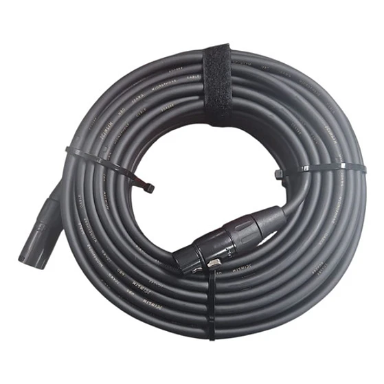 Cable Microfono Xlr Kirlin 20 Mt Mpc-270pb Negro 2