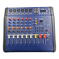 Power Mixer Consola Sonido Ampificada 6 Canales Mavi Ct-6 - Miniatura 1